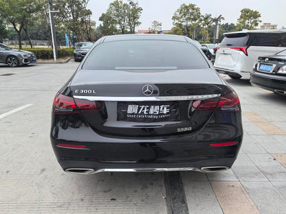Certificated Pre-Owned Mercedes-Benz E-Class 2023 E 300 L Fashionable Sports Sedan - u22555323