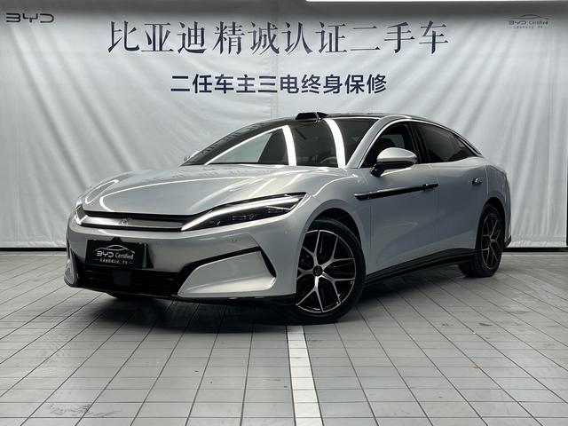 Certificated Pre-Owned BYD Han L EV 2025 Edition 601KM Four-wheel Drive Lidar Flagship Model -u22575824
