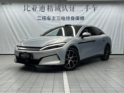 Certificated Pre-Owned BYD Han L EV 2025 Edition 601KM Four-wheel Drive Lidar Flagship Model -u22575824