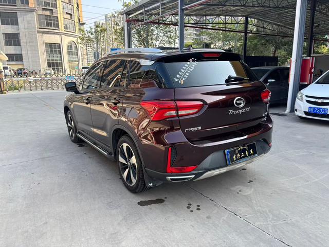 Certificated Used GAC Trumpchi GS4 2018 Model 235T Automatic Two-Wheel Drive Luxury Intelligent Connectivity Million Anniversary Edition