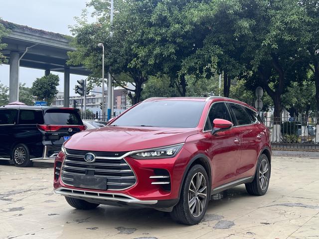 Certificated Used BYD Tang DM 2018 DM 2.0T Full-time Four-wheel Drive Intelligent Connected Creation Enjoyment Edition 7-seater National V