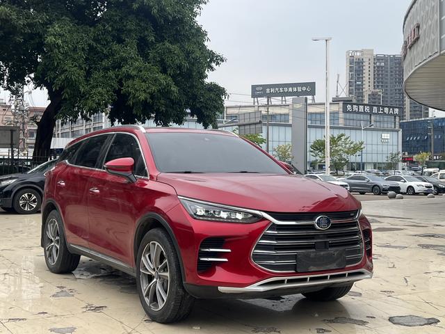 Certificated Used BYD Tang DM 2018 DM 2.0T Full-time Four-wheel Drive Intelligent Connected Creation Enjoyment Edition 7-seater National V