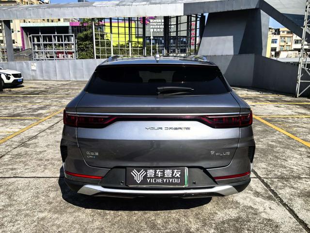 دراجة نارية مستعملة معتمدة من طراز BYD Song PLUS DM 2021 DM-i 110KM ذات دفع ثنائي، الإصدار الرائد