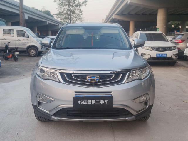 Certificated Used Geely Boyue 2018 Model 1.8TD Automatic Two - wheel Drive Smart Link Type 4G Connected Version