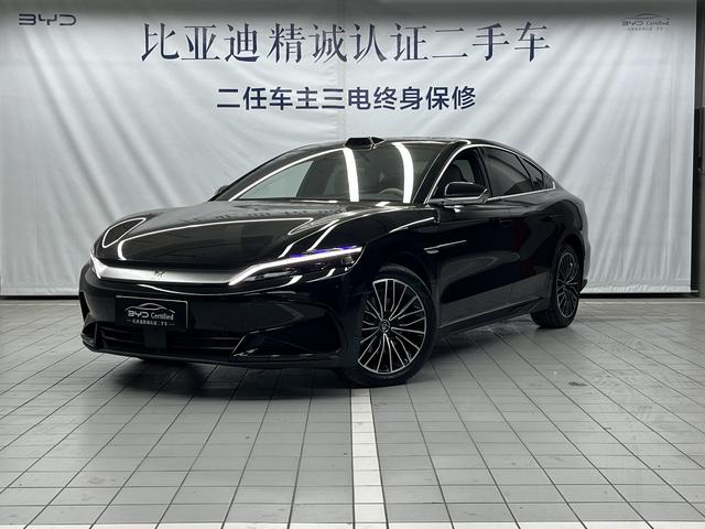 Certificated Pre-Owned BYD Han DM 2025 Intelligent Driving Edition DM-i 125KM Lidar Flagship Model -u22593218