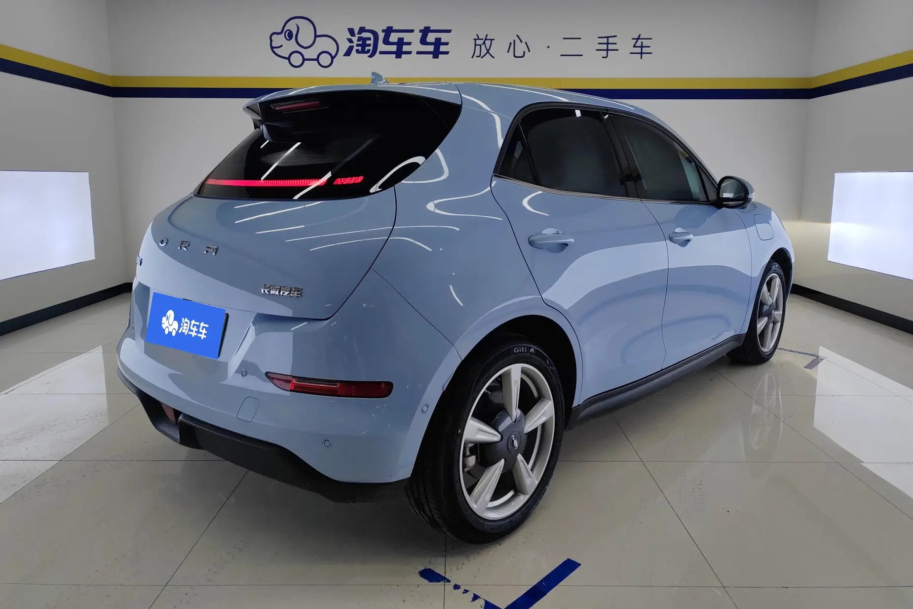 Certificated Pre-Owned Ora Good Cat 2021 Edition 500km Long Range Poseidon Edition Ternary Lithium Battery
